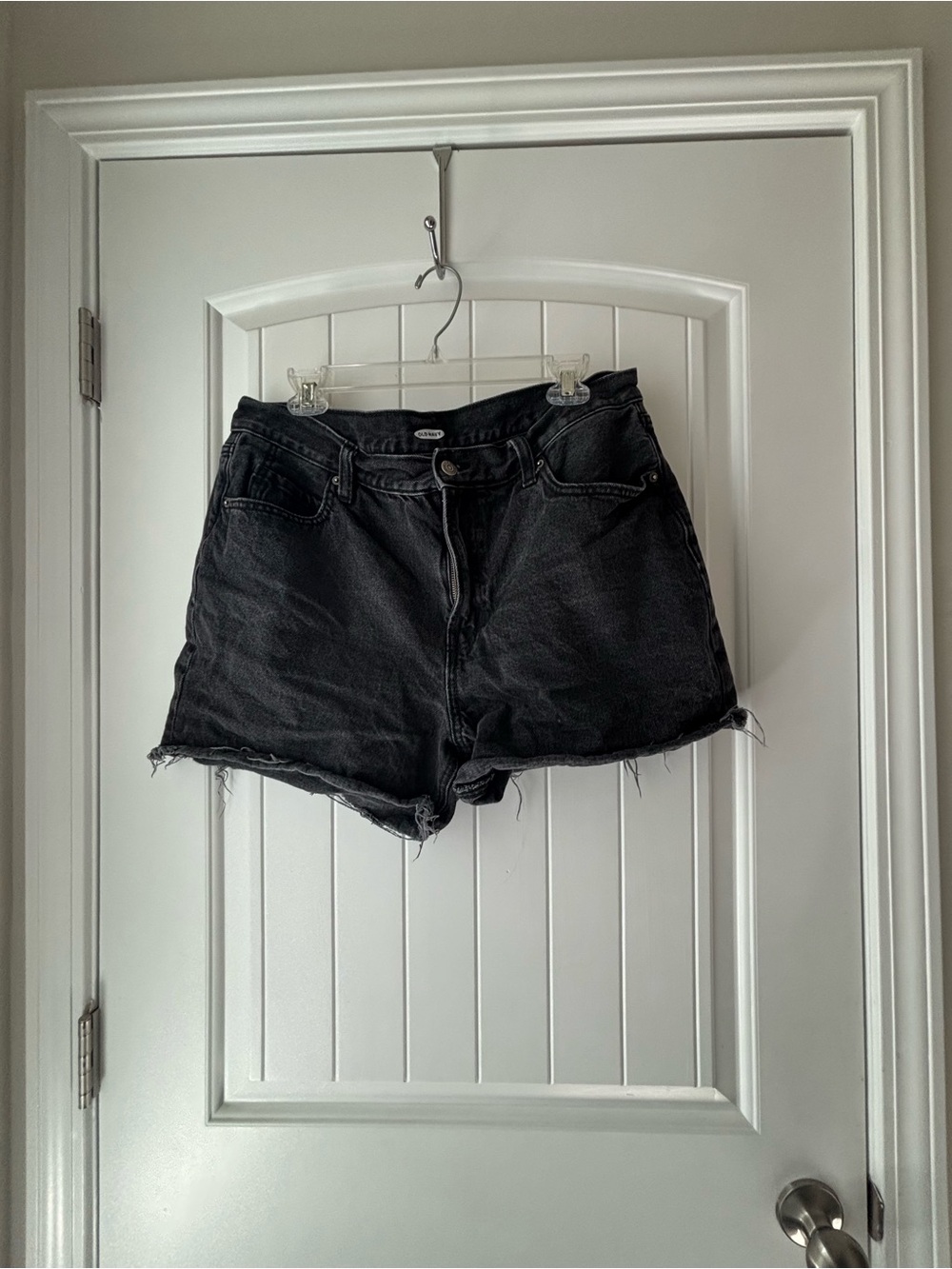 Old Navy Black Denim Cutoff Shorts